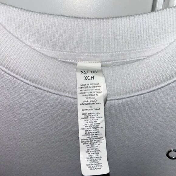 ALO YOGA Accolade Crew Neck Pullover White - Picture 5 of 5